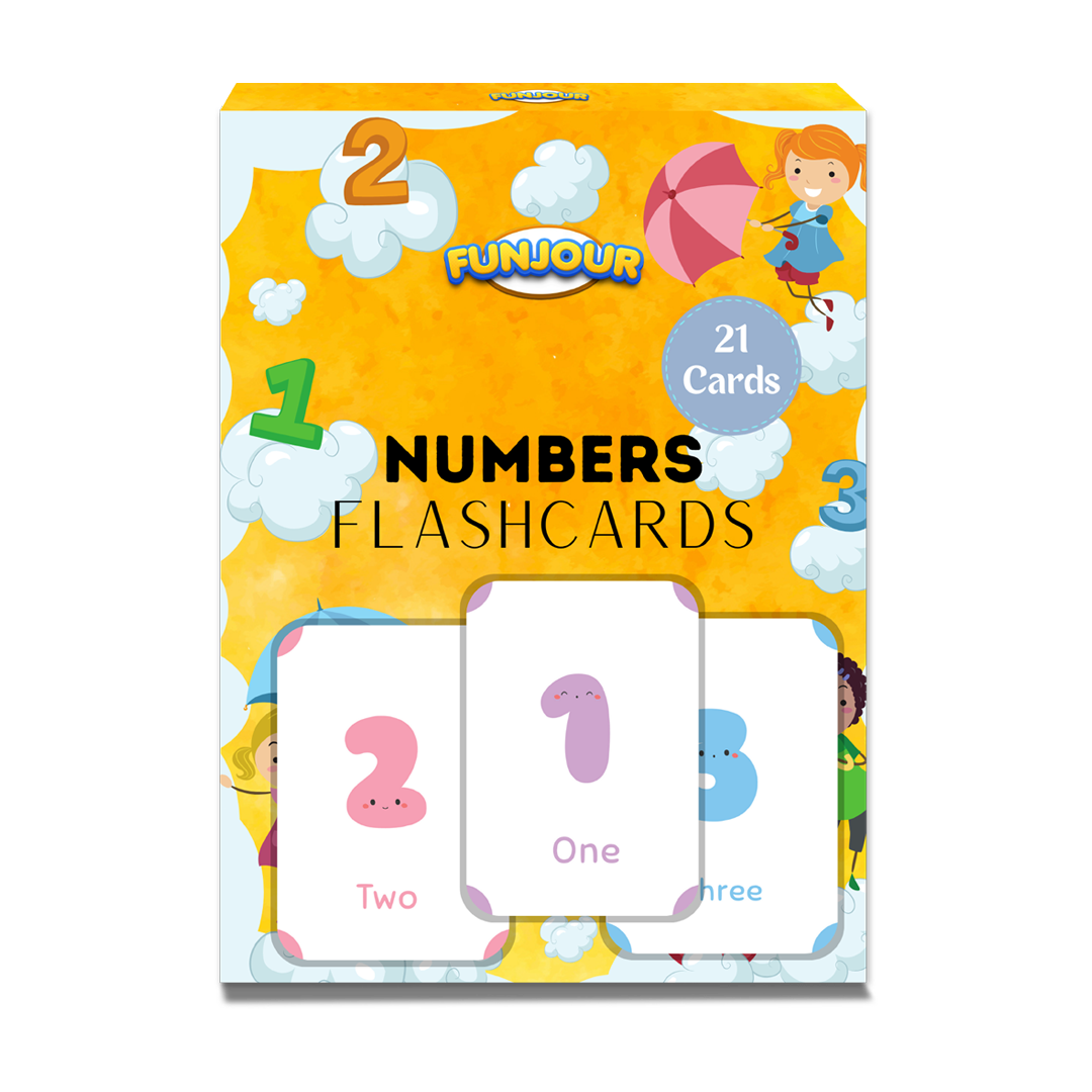 Numbers Flash Cards for Kids Early Learning Funjour