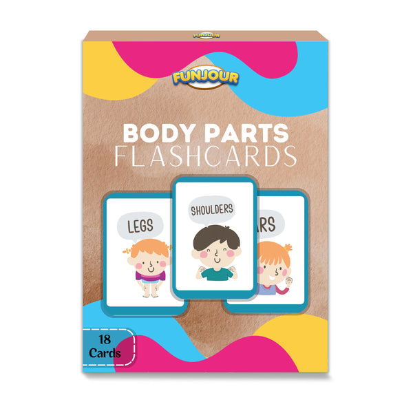 Body Parts Flash Cards for Kids Early Learning | Easy & Fun Way of Learning 1 Year to 6 Years Babies Smart Toys