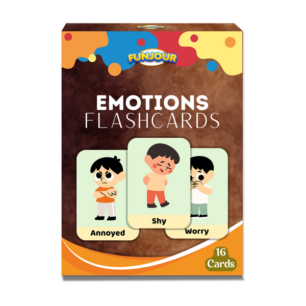 Emotions Flash Cards for Kids Early Learning | Easy & Fun Way of Learning 1 Year to 6 Years Babies Smart Toys